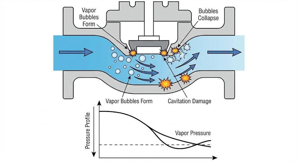 Cavitation in Control Valves